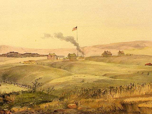 gold rush australia 1850. Benicia Barracks, 1850