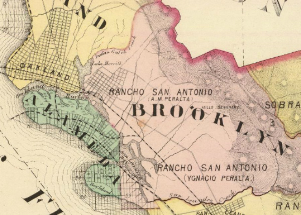 Map of Alameda 1878