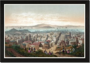 Port of San Francisco 1850s