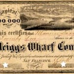 Meiggs Wharf Company certificate 1889